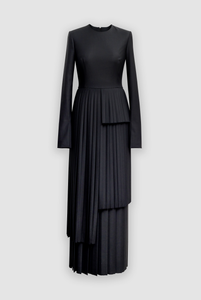 wool pleated dress Plaid Wool Dress, Wool Pinafore Dress, Pleated Wool Dress, Wool Dress Women, Winter Dress Women, Midi Wool Dress, Handmade Dress C2634