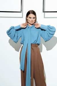 BLOUSE WITH BALLOON SLEEVES